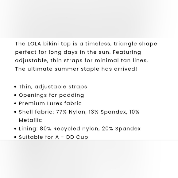 Light Blue Triangle Bikini Set - Picture 12 of 13